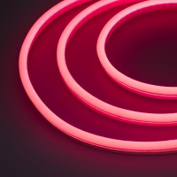  - Образец Гибкий неон GALAXY-1608-5000CFS-2835-100 12V Pink 0.5M (16x8mm, 12W, IP67) (Arlight, 12 Вт/м, IP67)