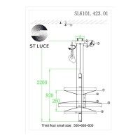  - Подвесной светодиодный светильник ST Luce Isola SL6101.423.01