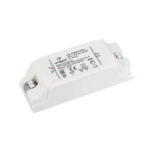 Блок питания ARJ-KE361400A (50W, 1400mA, PFC) (Arlight, IP20 Пластик, 5 лет) 