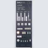  - Стенд Системы Управления DALI 1760x600mm (DB 3мм, пленка, лого) (Arlight, -)
