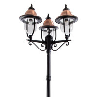  - Садово-парковый светильник Arte Lamp Barcelona A1486PA-3BK