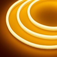  - Образец Гибкий неон GALAXY-1608-5000CFS-2835-100 12V Yellow 0.5M (16x8mm, 12W, IP67) (Arlight, 12 Вт/м, IP67)