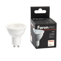  - Лампа светодиодная Feron GU10 7W 2700K матовая LB-1607 38182