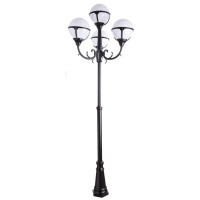  - Садово-парковый светильник Arte Lamp Monaco A1497PA-4BK
