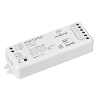  - Конвертер SMART-C1 (12V, RF-0/1-10V, 2.4G) (Arlight, IP20 Пластик, 5 лет)