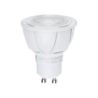  - Лампа светодиодная диммируемая Uniel GU10 6W 4000K матовая LED-JCDR 6W/NW/GU10/FR/DIM PLP01WH UL-00003988