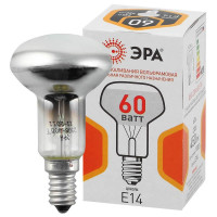  - Лампа накаливания ЭРА E27 60W 2700K зеркальная R50 60-230-E14-CL Б0039141