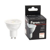  - Лампа светодиодная Feron GU10 7W 4000K матовая LB-1607 38183