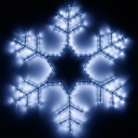  - Фигура ARD-SNOWFLAKE-M4-750x750-324LED White (230V, 18W) (Ardecoled, IP65)