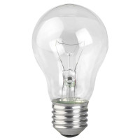  - Лампа накаливания ЭРА E27 60W 2700K прозрачная A50 60-230-E27 (гофра) Б0039118