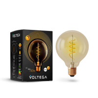  - Лампа светодиодная диммируемая Voltega E27 4W 2800К прозрачная VG10-G95GE27warm4W-FB 7076