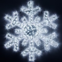  - Фигура ARD-SNOWFLAKE-M11-1250x1200-604LED White (230V, 36.5W) (Ardecoled, IP65)