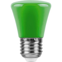  - Лампа светодиодная Feron E27 1W зеленая LB-372 25912