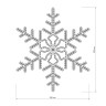 Фигура ARD-SNOWFLAKE-M3-920x920-432LED White (230V, 27W) (Ardecoled, IP65) - Фигура ARD-SNOWFLAKE-M3-920x920-432LED White (230V, 27W) (Ardecoled, IP65)