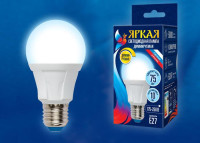  - Лампа светодиодная диммируемая Uniel E27 10W 6500K матовая LED-A60 10W/6500K/E27/FR/DIM PLP01WH UL-00004285