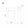 Светильник LGD-PATH-FRAME-ROTARY-H650-6W Warm3000 (GR, 111 deg, 230V) (Arlight, IP65 Металл, 3 года) - Светильник LGD-PATH-FRAME-ROTARY-H650-6W Warm3000 (GR, 111 deg, 230V) (Arlight, IP65 Металл, 3 года)