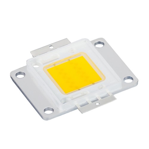 Мощный светодиод ARPL-20W-EPA-3040-WW (700mA) (Arlight, -) Мощный светодиод, размер 39,5×28,6 мм. Чипы Taiwan Epistar 33mil. Цвет свечения белый (3000-3200 К). Угол 120°. Световой поток 2000-2200 лм при If=700 мА, P=20 Вт. VF=30-34 В.