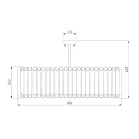  - Потолочная люстра Bogates Castellie 362/8