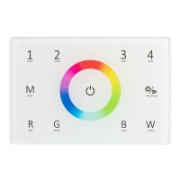  - Панель Sens SMART-P85-RGBW White (230V, 4 зоны, 2.4G) (Arlight, IP20 Пластик, 5 лет)
