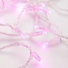 Светодиодная гирлянда ARD-STRING-CLASSIC-10000-CLEAR-100LED-STD PINK (230V, 7W) (Ardecoled, IP65) - Светодиодная гирлянда ARD-STRING-CLASSIC-10000-CLEAR-100LED-STD PINK (230V, 7W) (Ardecoled, IP65)