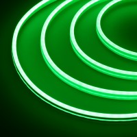  - Образец Гибкий неон GALAXY-1206-5000CFS-2835-100 12V Green 0.5M (12x6mm, 12W, IP67) (Arlight, 12 Вт/м, IP67)