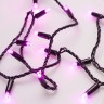 Светодиодная гирлянда ARD-STRING-CLASSIC-10000-BLACK-100LED-STD PINK (230V, 7W) (Ardecoled, IP65) - Светодиодная гирлянда ARD-STRING-CLASSIC-10000-BLACK-100LED-STD PINK (230V, 7W) (Ardecoled, IP65)