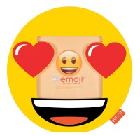  - Фоторамка Innova PI09827 Ф/рамка 10*10cm Emoji smiley heart eyes , пластик (6/768) Б0037349