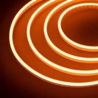  - Образец Гибкий неон GALAXY-1206-5000CFS-2835-100 12V Amber 0.5M (12x6mm, 12W, IP67) (Arlight, 12 Вт/м, IP67)