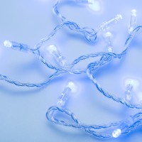  - Светодиодная гирлянда ARD-STRING-CLASSIC-10000-CLEAR-100LED-STD BLUE (230V, 7W) (Ardecoled, IP65)