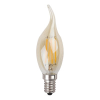  - Лампа светодиодная филаментная ЭРА E14 5W 4000K золотая F-LED BXS-5W-840-E14 gold Б0047007
