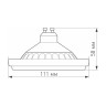 Лампа AR111-UNIT-GU10-15W-DIM Warm3000 (WH, 120 deg, 230V) (Arlight, Металл) - Лампа AR111-UNIT-GU10-15W-DIM Warm3000 (WH, 120 deg, 230V) (Arlight, Металл)