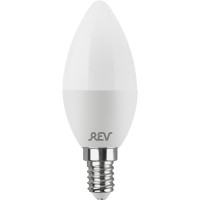  - Лампа светодиодная REV C37 Е14 7W 2700K теплый свет свеча 32349 5