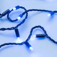  - Светодиодная гирлянда ARD-STRING-CLASSIC-10000-BLACK-100LED-STD BLUE (230V, 7W) (Ardecoled, IP65)