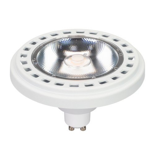 Лампа AR111-UNIT-GU10-15W-DIM Warm3000 (WH, 24 deg, 230V) (Arlight, Металл) Светодиодная лампа AR111, цоколь GU10, светодиод COB, цвет БЕЛЫЙ ТЕПЛЫЙ 3000K, угол 24°, мощность 15Вт, напряжение 230V, Индекс цветопередачи CRI>80 Диммер TRIAC
Цвет рамки белый