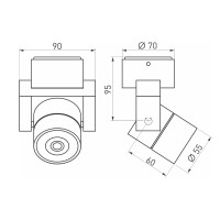  - Светильник SP-UNO-R55-5W White6000 (WH, 24 deg) (Arlight, IP20 Металл, 3 года)