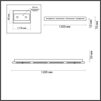  - Основание для светильника Odeon Light Hightech 4345/120