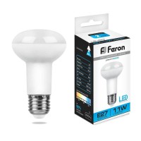  - Лампа светодиодная Feron E27 11W 6400K Груша Матовая LB-463 25512