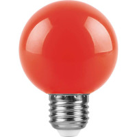  - Лампа светодиодная Feron E27 3W красная LB-371 25905