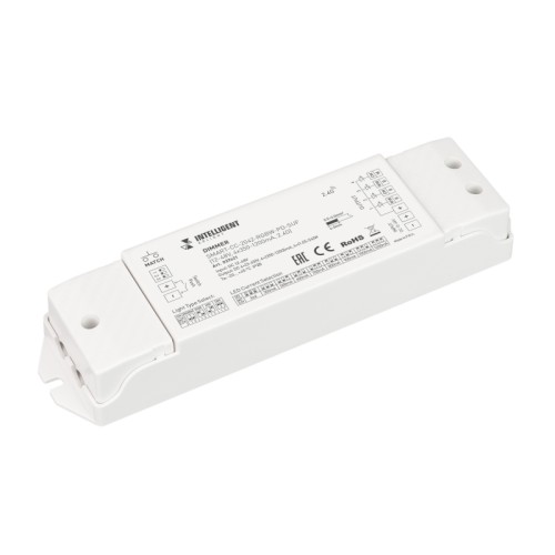 INTELLIGENT ARLIGHT Диммер SMART-CC-2042-RGBW-PD-SUF (12-48V, 4x350-1200mA, 2.4G) (IARL, IP20 Пластик, 5 лет) 