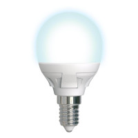  - Лампа светодиодная диммируемая Uniel E14 7W 4000K матовая LED-G45 7W/4000K/E14/FR/DIM PLP01WH UL-00004300