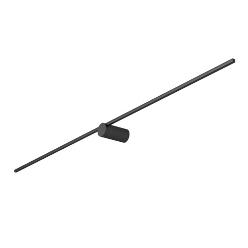Светильник SP-VINCI-M-S1200x55-12W Day4000 (BK, 110 deg, 230V) (Arlight, IP20 Металл, 3 года) Декоративный настенный поворотный светильник с креплением в центре корпуса. Мощность 12 Вт, св. поток 400 лм, 37 лм/Вт, дневной 4000 K, CRI>80, угол 110°, напряжение питания 230 В. Черный фигурный корпус из алюминия, экран из поликарбоната , степень защиты IP20. Размер: длина 1250 мм, ширина 55 мм, высота 102 мм. Монтаж накладной. Драйвер 5-12 В, 700 мА, пульсация 