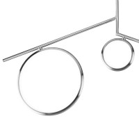  - Подвесная светодиодная люстра Mantra Olimpia Cromo 6590