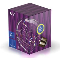  - Лампа светодиодная REV VINTAGE RGB Starry G95 E27 2W 2700К DECO Premium 200Lm шар 32446 1