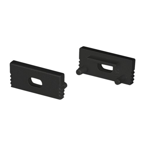 Заглушка SL-SLIM-H7 BLACK с отверстием (Arlight, Пластик) Пара заглушек черного цвета с отверстием для профиля SL-SLIM-H7. В комплекте 2 заглушки. Цена за комплект.