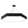 Подвесной светодиодный cветильник Geometria ЭРА Hexagon SPO-122-B-40K-066 66Вт 4000К черный Б0050553 - Подвесной светодиодный cветильник Geometria ЭРА Hexagon SPO-122-B-40K-066 66Вт 4000К черный Б0050553