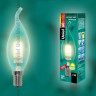 Лампа галогенная Uniel E14 60W прозрачная HCL-60/CL/E14 flame 01080 - Лампа галогенная Uniel E14 60W прозрачная HCL-60/CL/E14 flame 01080