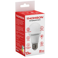  - Лампа светодиодная Thomson E27 13W 4000K груша матовая TH-B2008