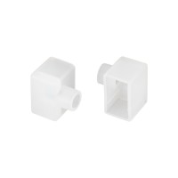  - Заглушка WPH-FLEX-1018-SIDE WHITE с отверстием (Arlight, Пластик)