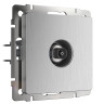 ТВ-розетка оконечная Werkel cеребряный рифленый W1183009 4690389159909 - ТВ-розетка оконечная Werkel cеребряный рифленый W1183009 4690389159909