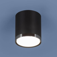  - Потолочный светодиодный светильник Elektrostandard DLR024 6W 4200K черный матовый 4690389110375